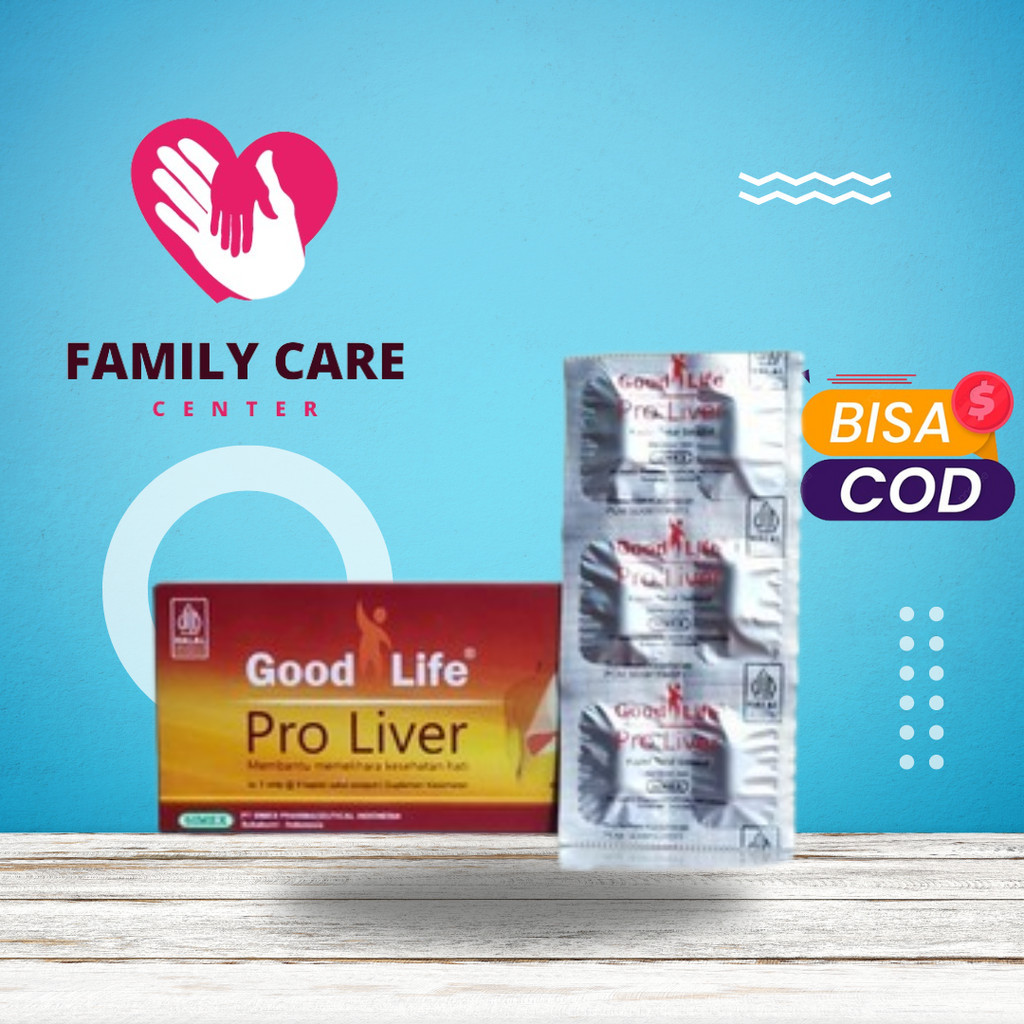 Goodlife ProLiver 1 Strip 6 Kaplet / Good Life Pro Liver Pro-Liver   -familycare