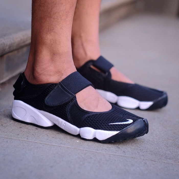 Terlaris ✨ -Nike Air Rift Women  Navy White - 36