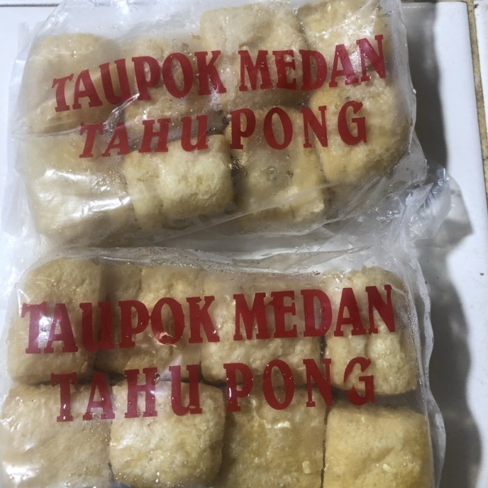 vegetarian tahu pong / taupok medan vegan