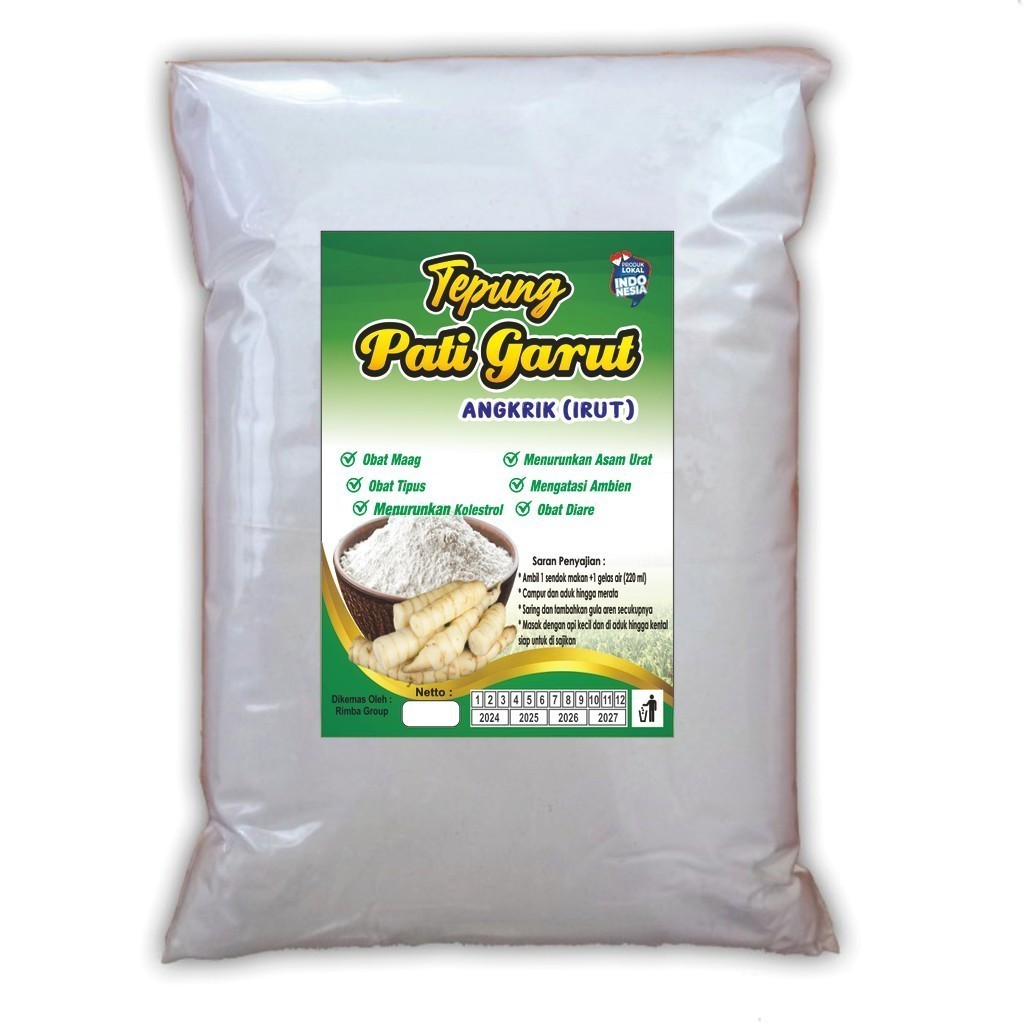 

Paket Hemat 2kg Tepung Pati Garut Alami Organik