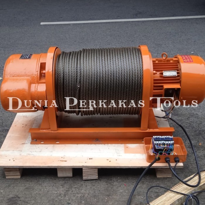 Electric Winch Hoist NAGASAKI 3 Ton x 100 Meter  Wero Rope Hoist