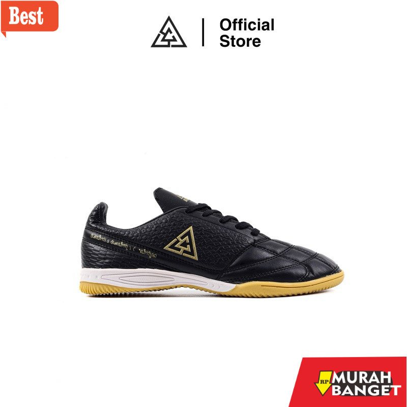 Sepatu futsal kekinian APHA - Sepatu Futsal Apha Genesis Hitam Emas
