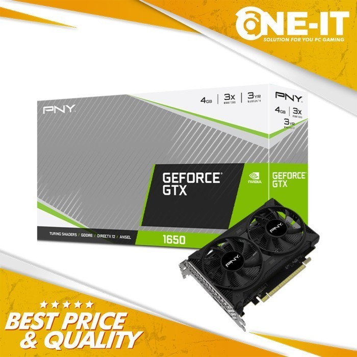 VGA PNY GeForce GTX 1650 VERTO 4GB GDDR6 4G Dual Fan