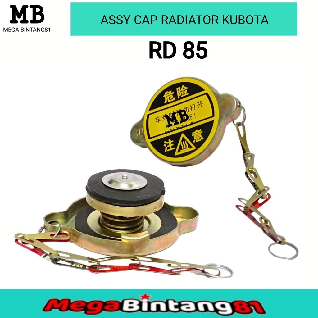 Tutup Radiator mesin kubota Assy cap radiator kubota RD65 - RD85