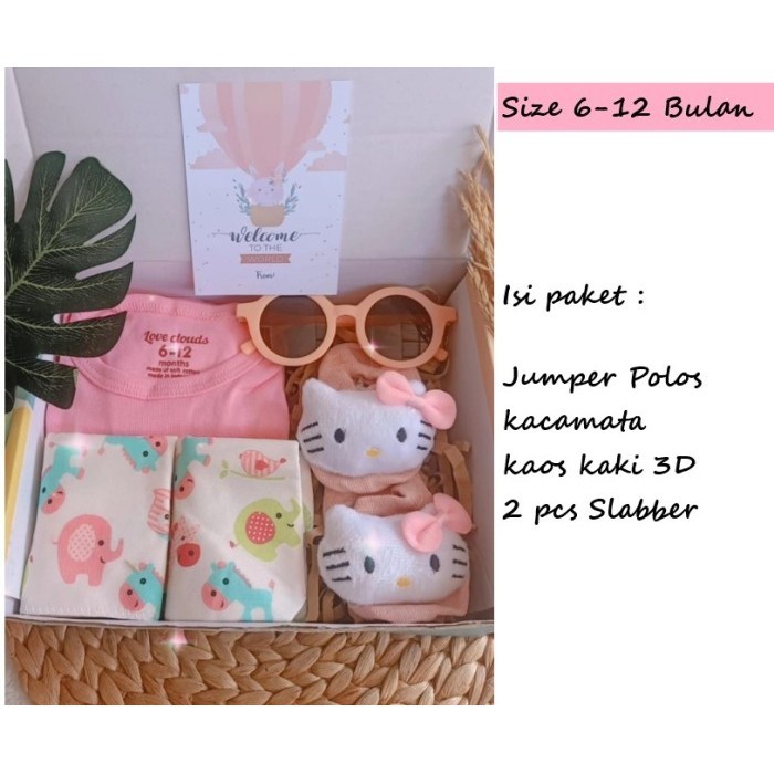 

(NEW) -Baby Hampers / Baby Gifts / Kado Bayi Perempuan / Kado Lahiran - A124