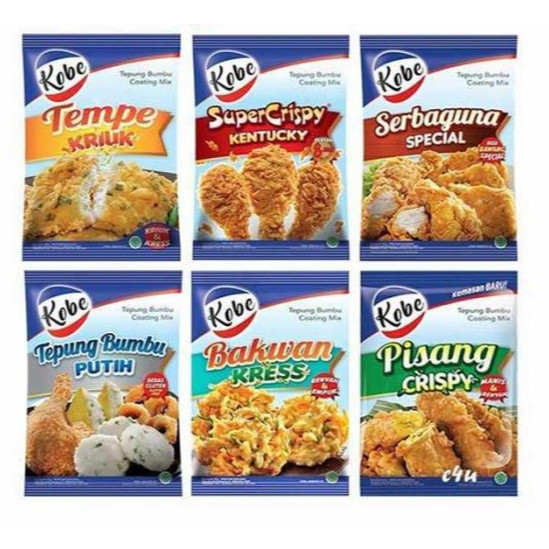 

Tepung Bumbu Kobe Super Crispy KENTUCKY Kemasan 200 gr Renyah