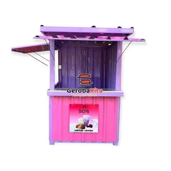 Booth Container minimalis murah / gerobak kontainer / booth Container minimalis