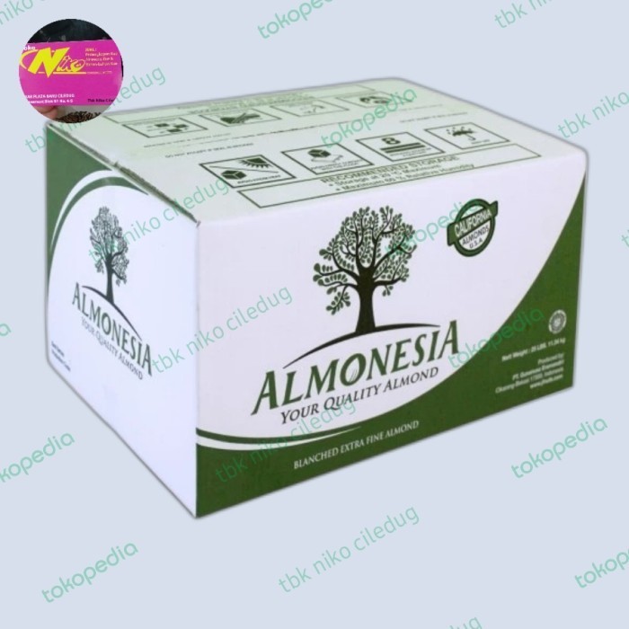 

Sale- almonesia almond slice 1 kg khusus grab dan gojek