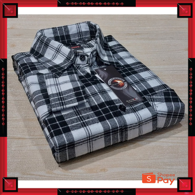 KAIN ADEM LEMBUT HALUS TEBAL / kemeja flanel pria jumbo xxl xxxl xxxxl,kemeja jumbo motif kotak kota