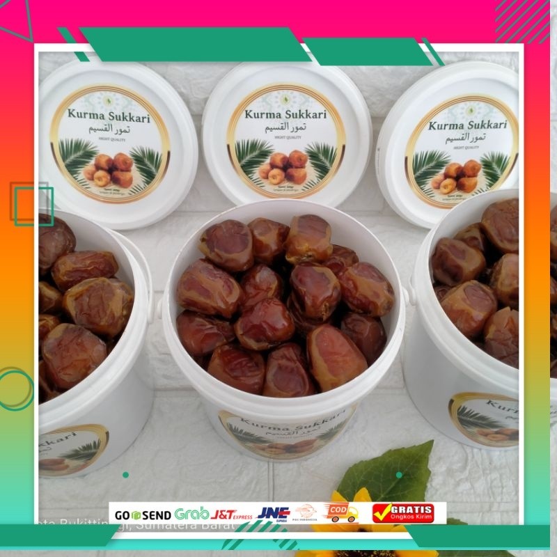 

KURMA SUKKARI ALQOSIM | SUKARI PREMIUM kemasan Ember 800 gr