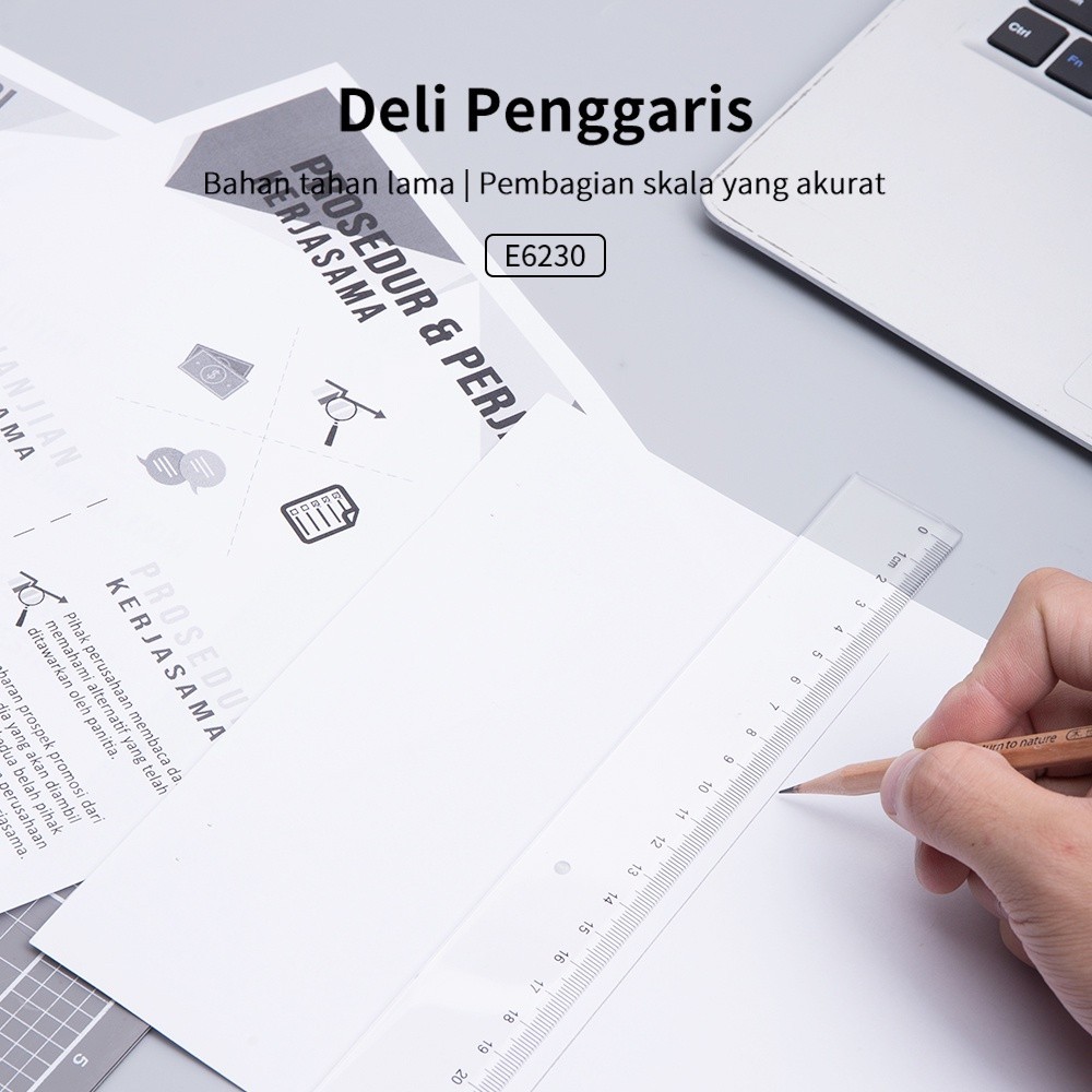 

DELI PENGGARIS 30CM PENGGARIS TRANSPARAN BERKUALITAS TINGGIALAT TULIS SEKOLAH ALAT KEPERLUAN KANTOR E6230