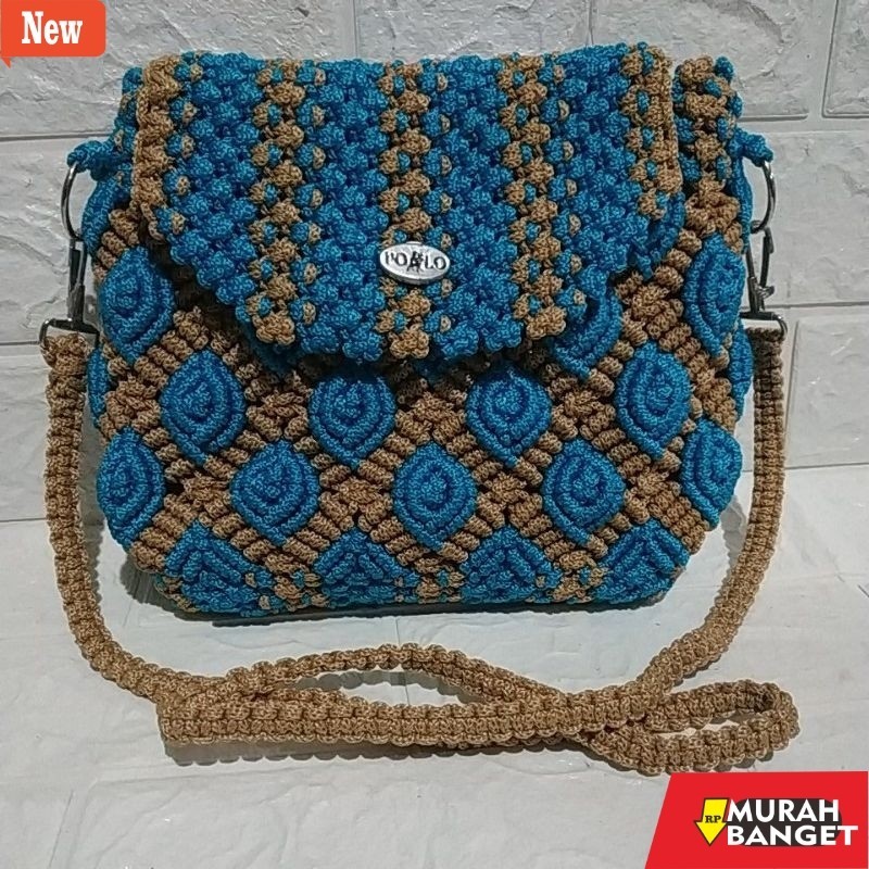 Selempang Wanita Kekinian TAS RAJUT SELEMPANG / TAS RAJUT / TAS WANITA / TAS / TAS TALIKUR