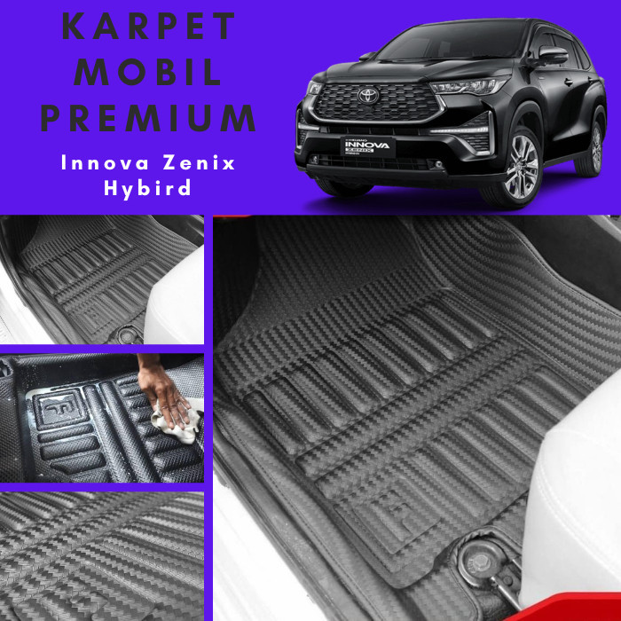 Karpet Mobil 5D Innova Zenix / Premium Car Carpet Carbon New Car Mats