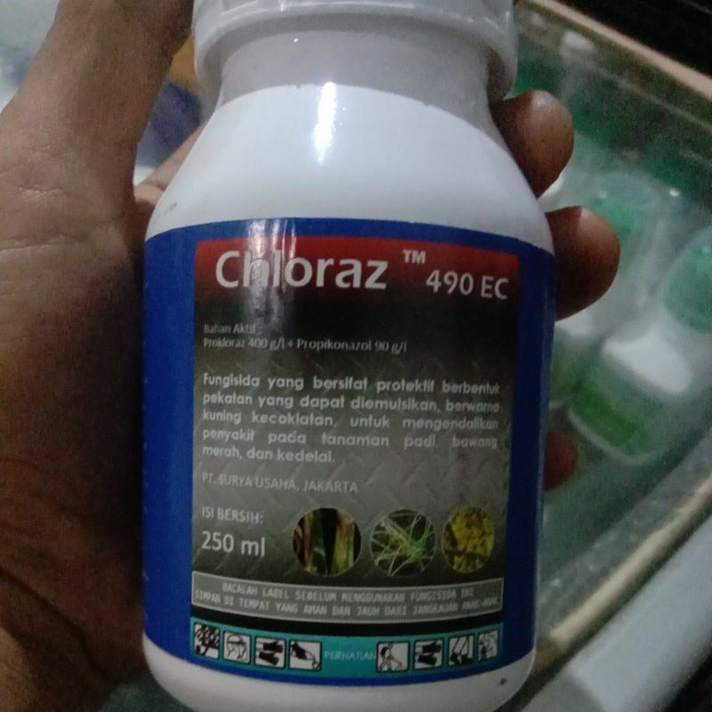 CHOLRAZ 490EC KEMASAN 250ML FUNGISIDA CHLORAZ 490EC Bisa bayar cod