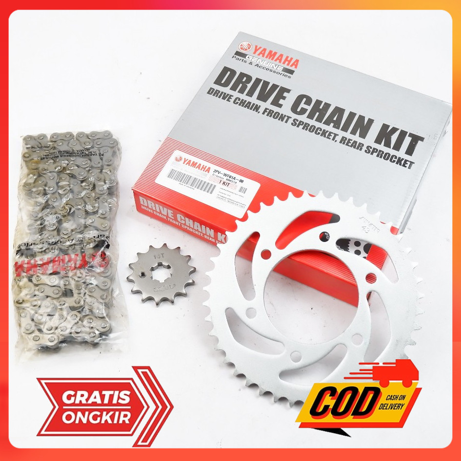 Rantai Gearset Motor Jupiter MX King 150 - 2PV seperepart motor