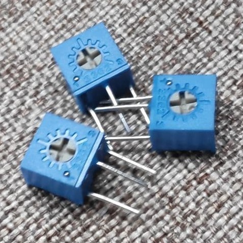 DC99 3362 103 W103 10k ohm Trimpot Berdiri Trimmer Presisi Variabel