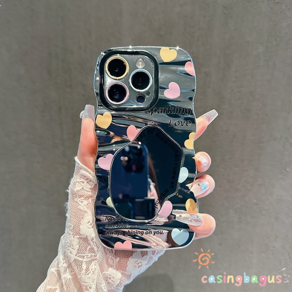 Mirror Case Cermin Casing Hp Oppo A15 A35 A54S A16 A16K A17 A8 A31 A18 A38A3SA5A12EA33A54 A55 A57 A7