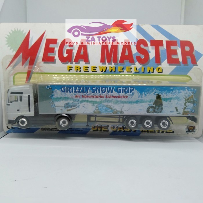 PTS99 Diecast Truck MAN TG-460 Grizilly Silver by Mega Master Schuco 1:87