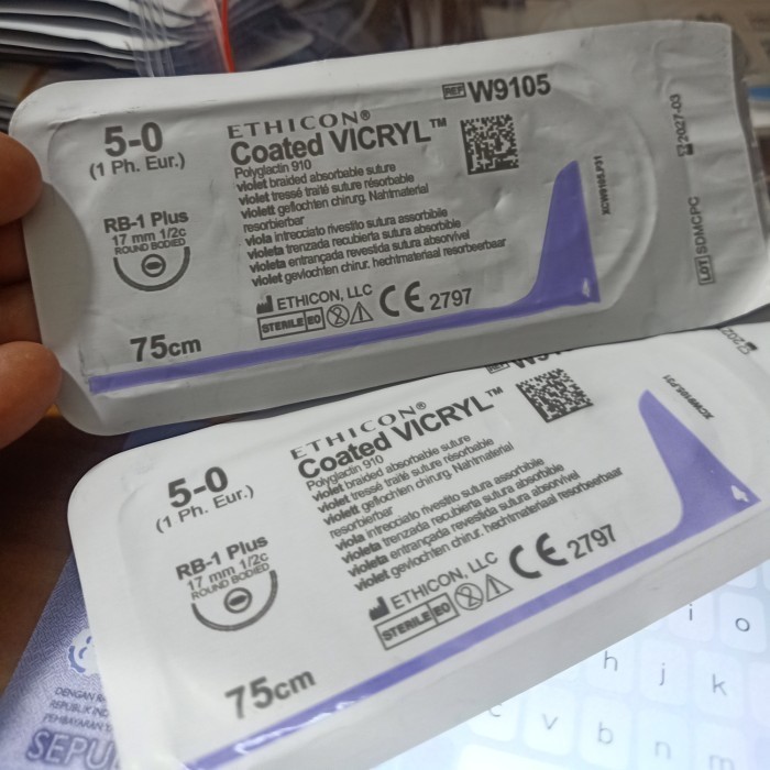 vicryl 5.0 W9105 Round Bodied