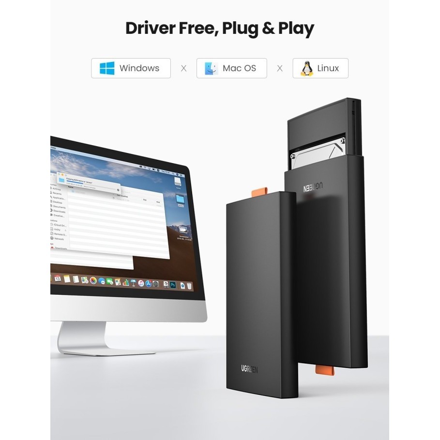 HDD SSD Casing / Enclosure USB-C to 2.5″ SATA Neo Ugreen CM237