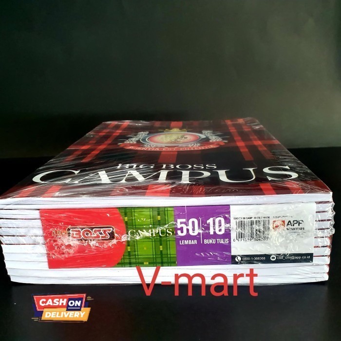 

✨LARIS✨ -Buku Tulis Big Boss 50 lembar ( isi 10 buku)