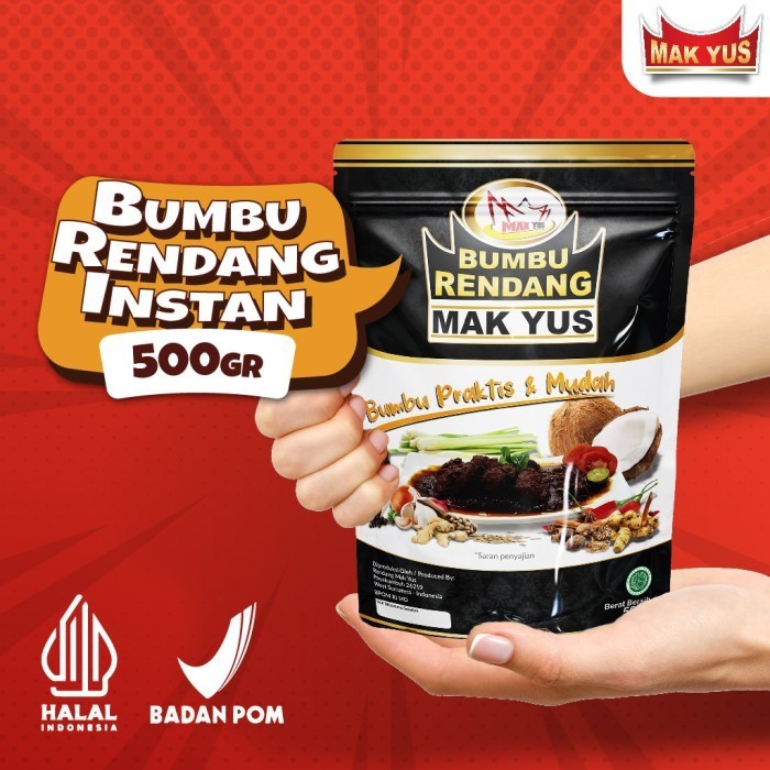

PG Bumbu Instan Rendang (500gr) Rendang Mak Yus