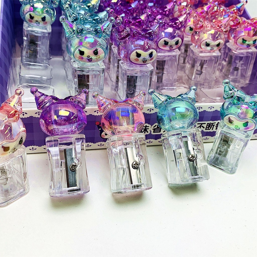 

WYNOLSHOP RAUTAN KUROMI CRYSTAL CLEAR / RAUTAN PENSIL KUROMI / PENCIL SHARPENER KUROMI