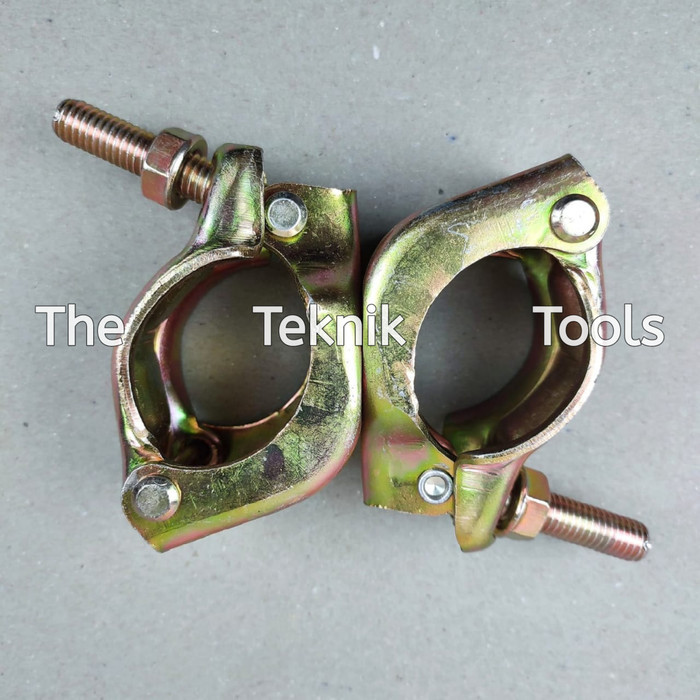 Clamp Pipa Scafolding Hidup / Mati Size 1,5 Inch Klem Penjepit Pipa Steger - Swivel / Hidup