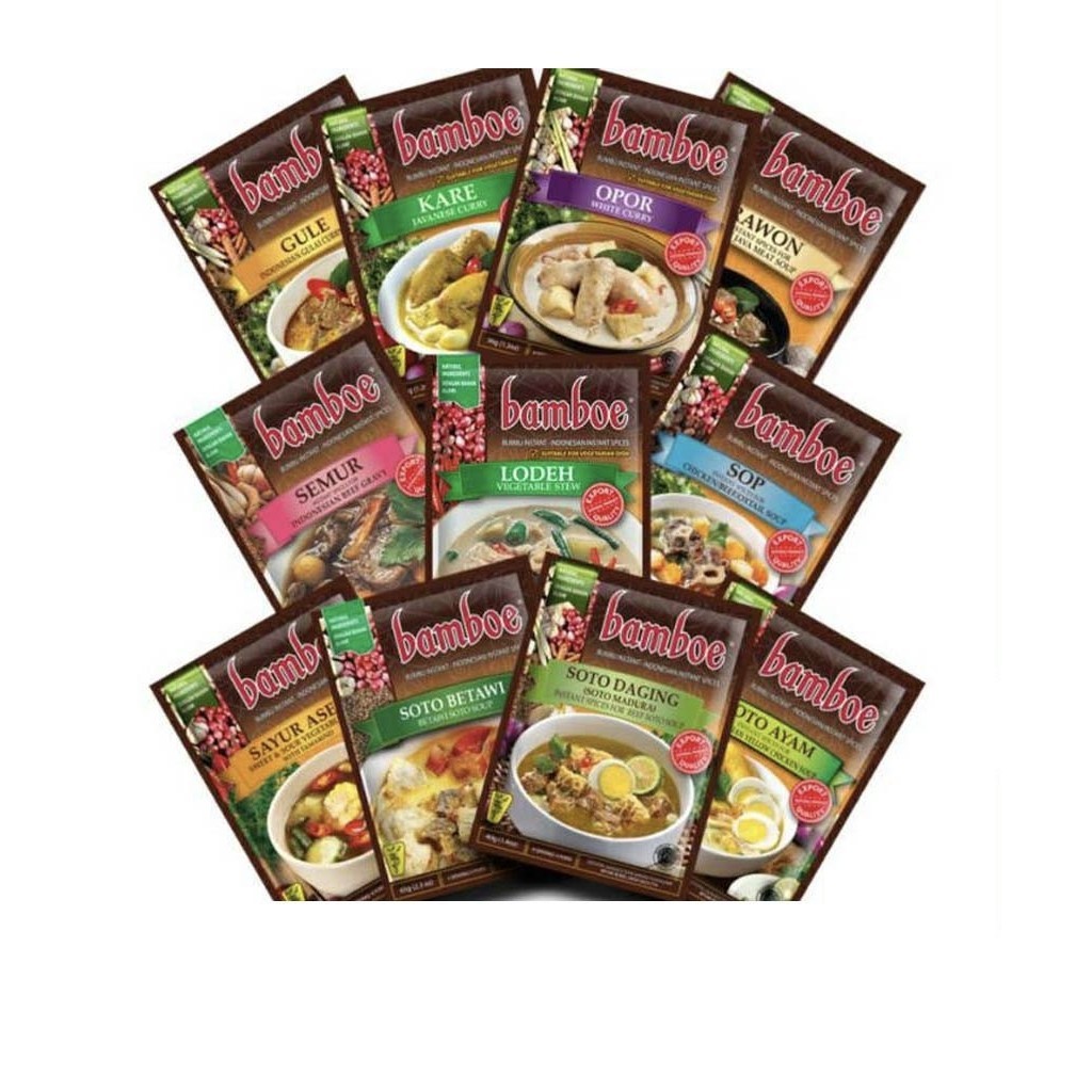 

Bamboe bumbu dapur all varian soto daging Madura opor kare