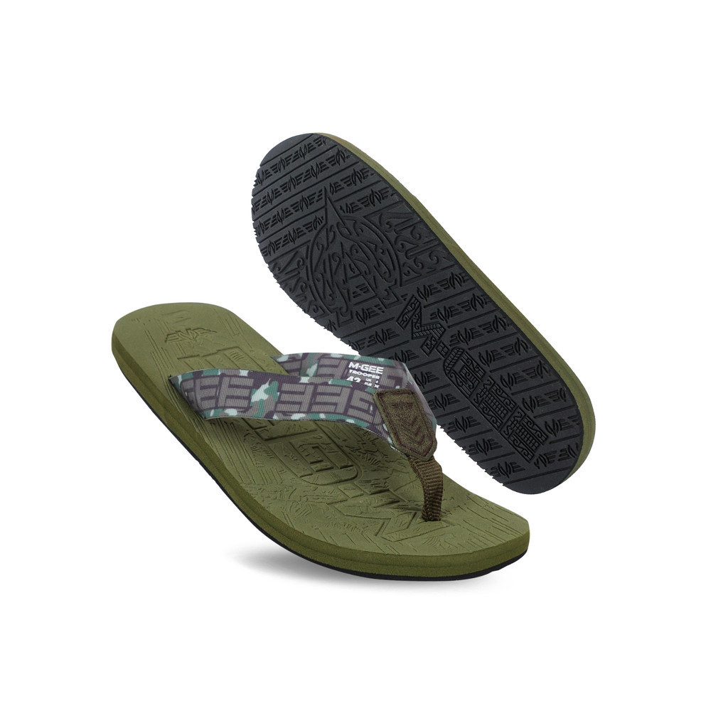 M.Gee Sandal Pria Sendal Casual Mgee Original MG-TROOPER ARMY