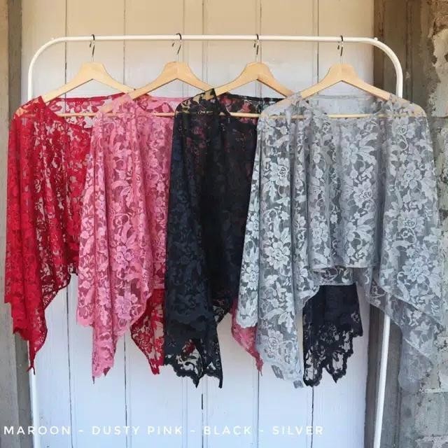 Cape Brukat / Cape Brokat / Outer Cape Brukat/ Kebaya Modern / Brokat Terbaru / Atasan Wanita / Oute