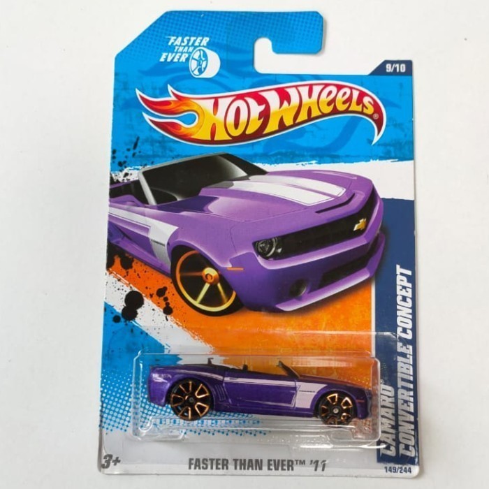 Hotwheels Camaro Convertible Concept ungu Faster Than Ever 2011
