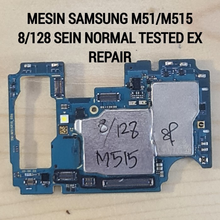 MESIN SAMSUNG M51/M515 8/128 SEIN NORMAL TESTED EX REPAIR