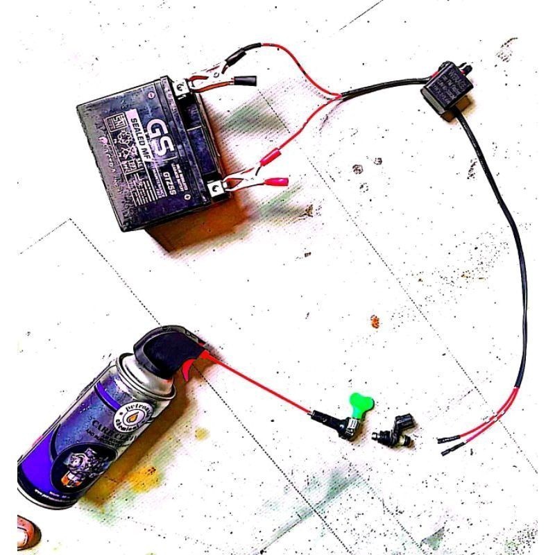 Alat pembersih injeksi injektor Automatic motor / mobil Servis injeksi otomatis