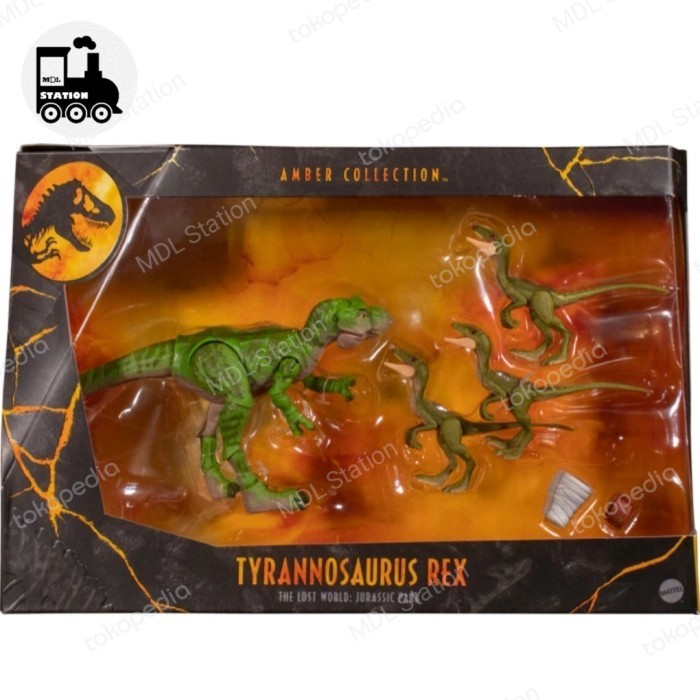 Mattel Jurassic World Amber Collection  Tyrannosaurus Rex Figure