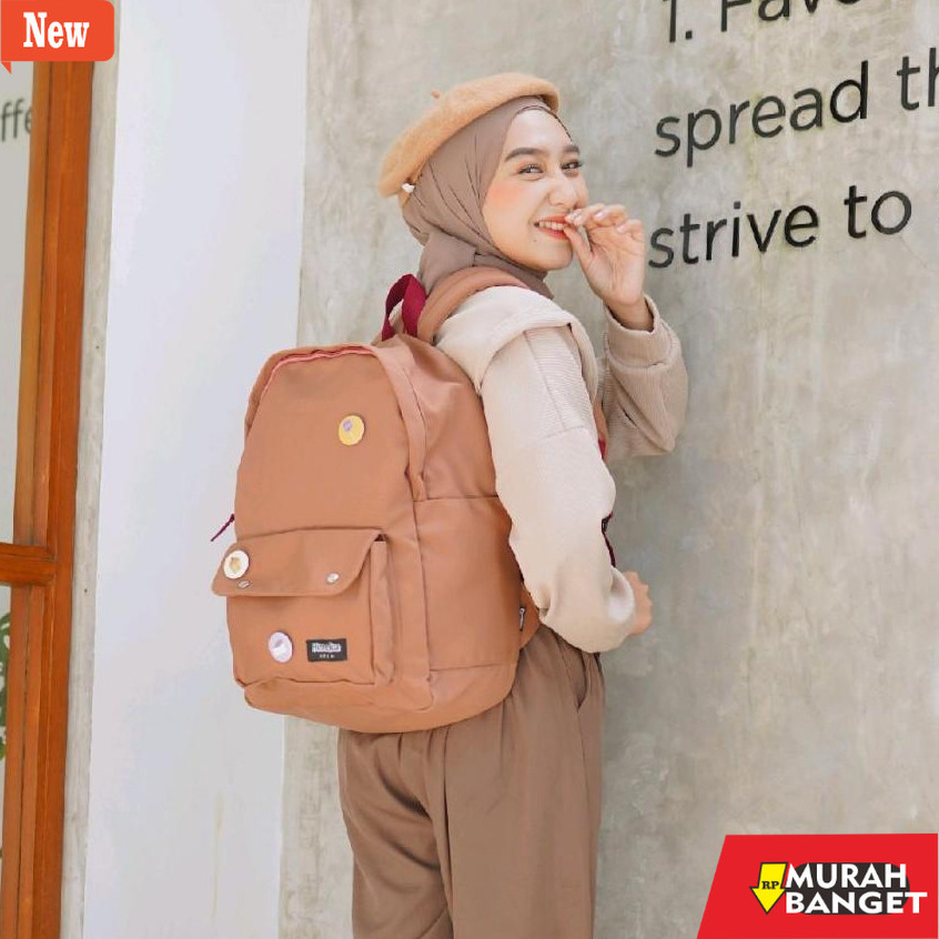 tas ransel wanita shopee Himeku Michi Backpack Ransel