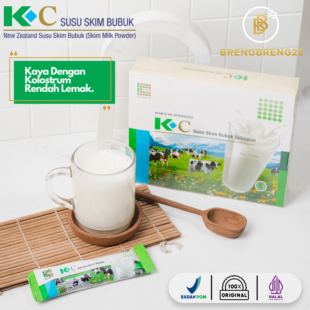 K-C Susu Skim | susu skim klink isi 30 sachet | susu colustrum | colustrum original klink