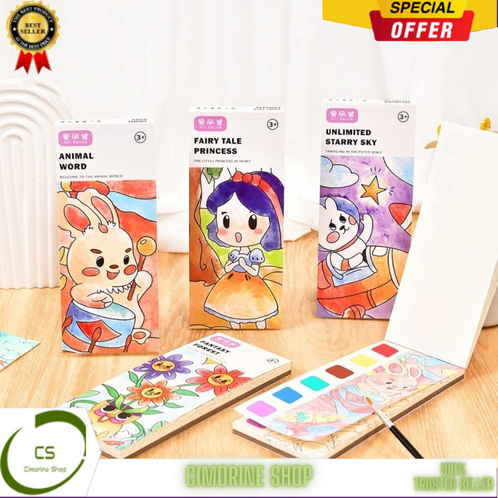 

set alat lukis anak isi 3 buku CS