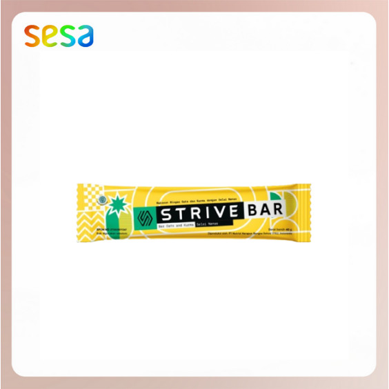 

STRIVE Selai Nanas 40gr - Snack Bar Protein