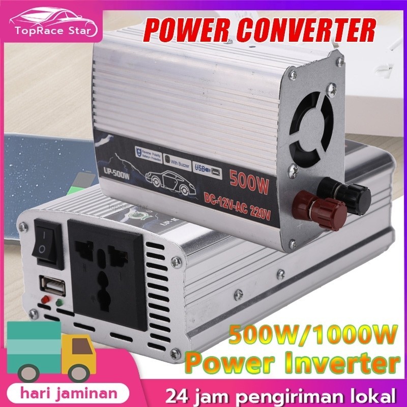Power Inverter 1000W /2000/4000 /6000 Watt DC 12V To AC 220V Portable Car Charger Converter Adapter 