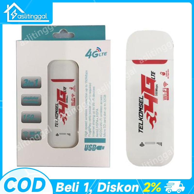 Modem Usb 4G TELKOMSEL 500Mbps Wifi Mifi All Operator