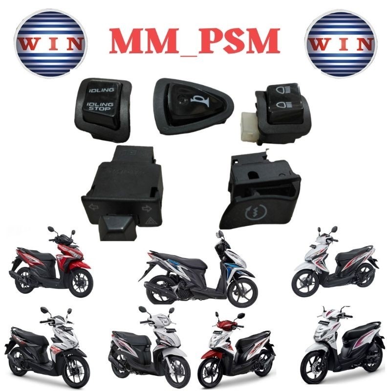 SAKLAR MOTOR VARIO 125 LAMA BOHLAM / VARIO 125 150 LED OLD / SPACY / BEAT DELUXE 2020 / BEAT POP / B