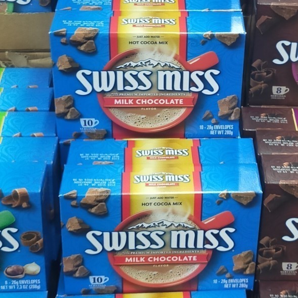 

swiss miss hot cocoa mix milk chocolate 280gr cokelat drink