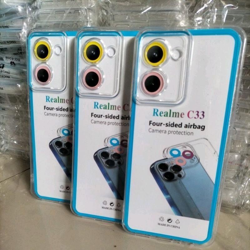 Case  Realme C33 Tranparan 3D Silikon Bening Clear