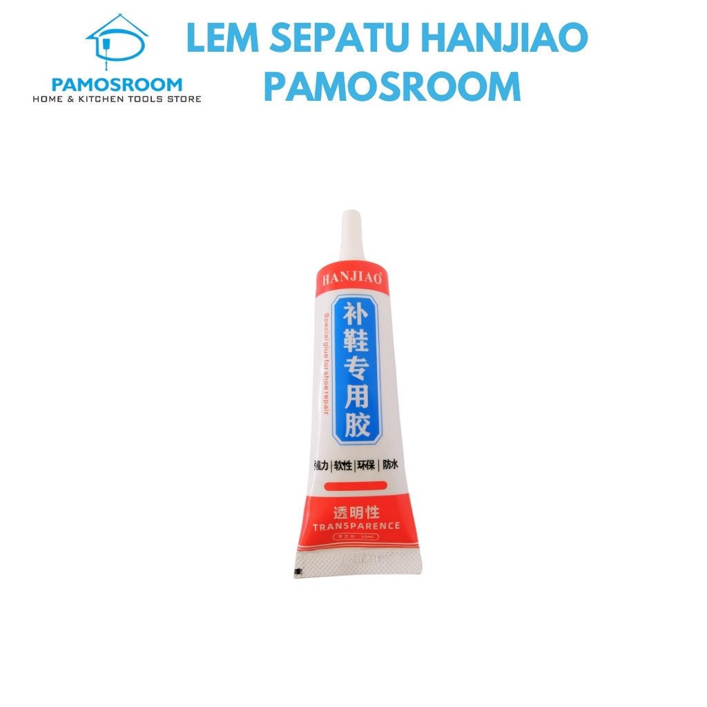 Pamosroom Lem Sepatu Hanjiao 50ML Lem Sepatu Kuat Rekat Lem Sepatu Tahan Air