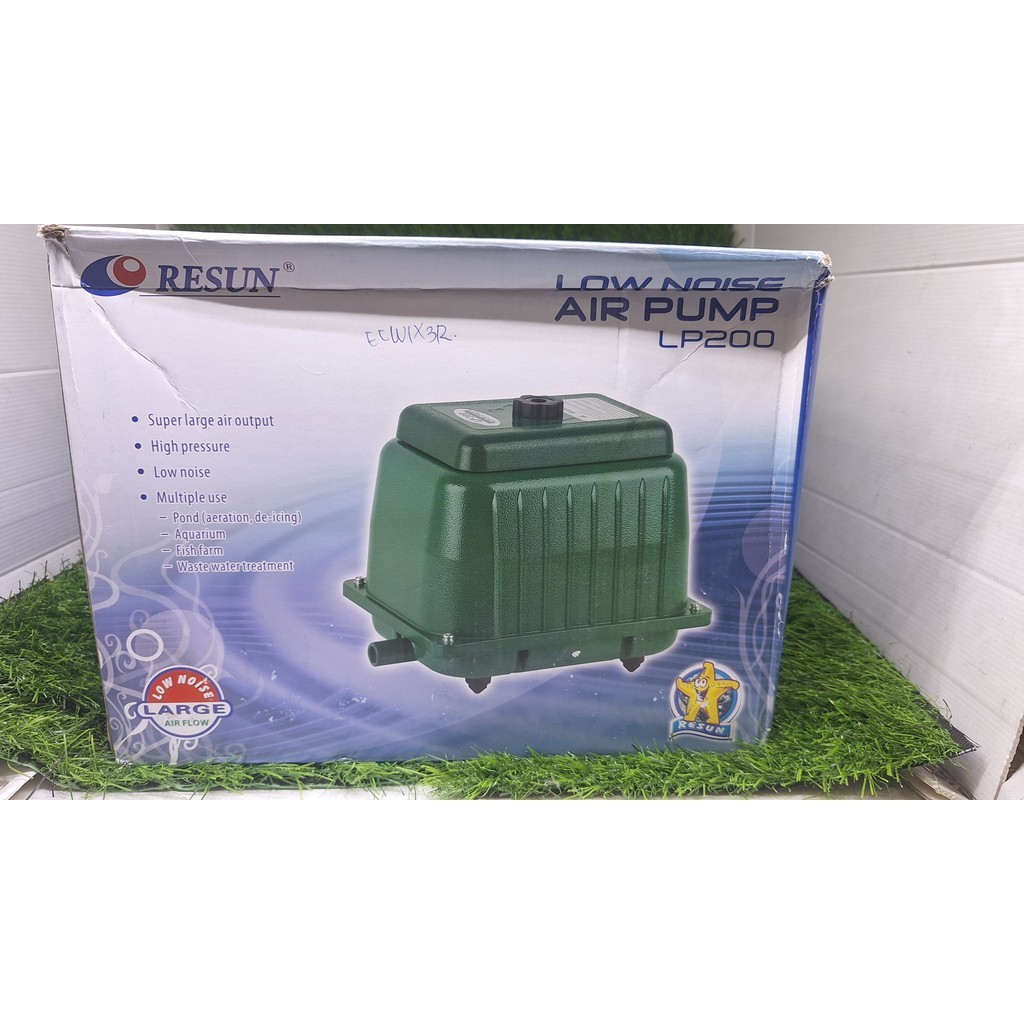 RESUN LP 200 Mesin Aerator Pompa Udara Oksigen Aquarium Resun LP200