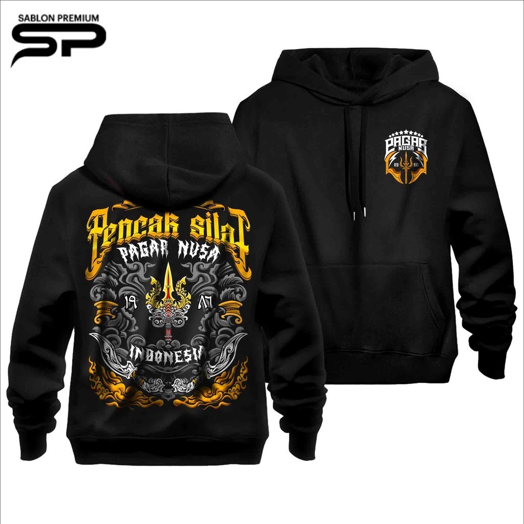 Jaket Hoodie Trisula Pagar nusa Terbaru - Trident 1986 Distro Kaos Pagar Nusa Indonesia