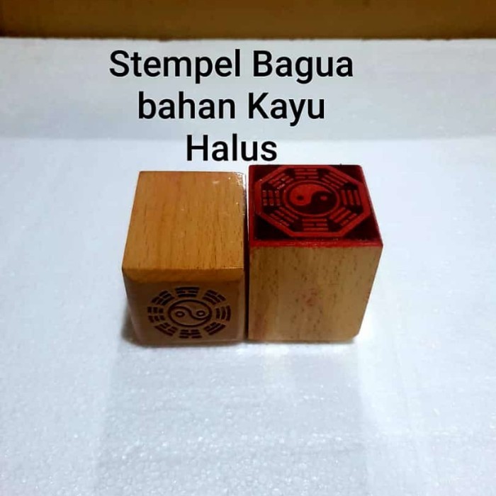 

Stempel Dewa Motif Pat Kua/Pakua/Bagua/Patkua Kayu panca