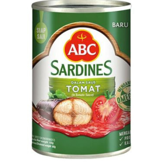 

ABC Sarden Tomat 155 gr PCS