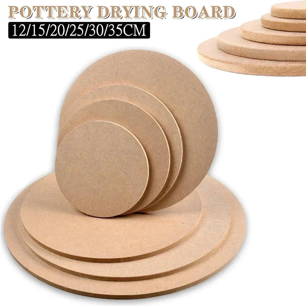 

12-35CM Pottery Wheel Bats Round Fiberboard Pottery Drying Board DIY Clay Tools, Ceramics Sculpture Pottery Turntable Clay Board